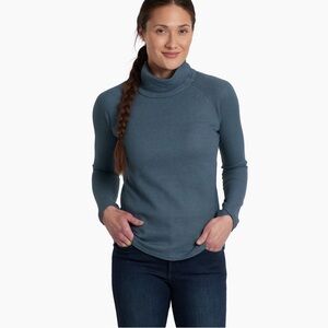 Kühl PETRA™ TURTLENECK Waffle Knit in Teal